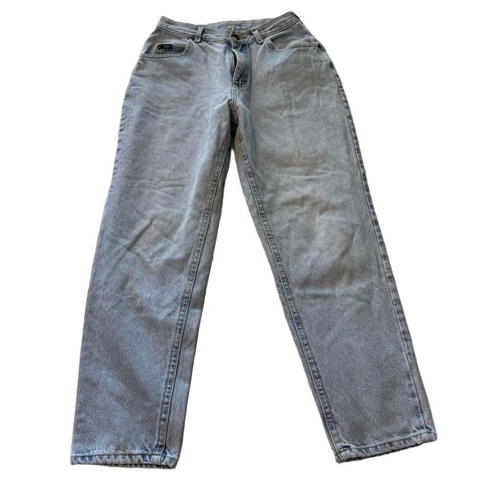 Lee High Rise Vintage Denim Jeans Light Wash
